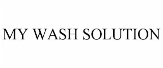 MY WASH SOLUTION
