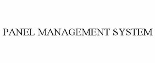 PANEL MANAGEMENT SYSTEM