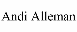 ANDI ALLEMAN
