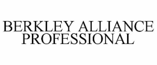 BERKLEY ALLIANCE PROFESSIONAL
