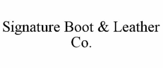 SIGNATURE BOOT & LEATHER CO.