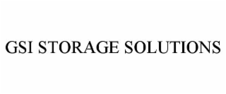 GSI STORAGE SOLUTIONS