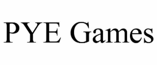PYE GAMES