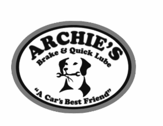 ARCHIE'S BRAKE & QUICK LUBE "A CAR'S BEST FRIEND"