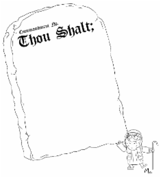 COMMANDMENT NO. THOU SHALT; MO