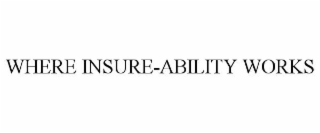 WHERE INSURE-ABILITY WORKS