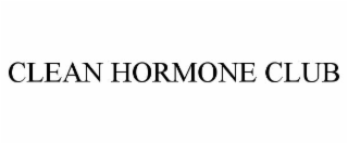 CLEAN HORMONE CLUB