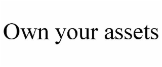 OWN YOUR ASSETS