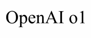 OPENAI O1