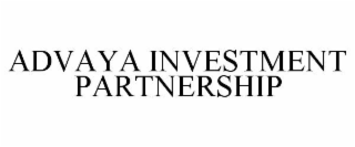 ADVAYA INVESTMENT PARTNERSHIP