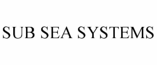SUB SEA SYSTEMS