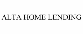 ALTA HOME LENDING