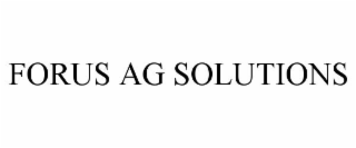 FORUS AG SOLUTIONS
