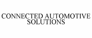 CONNECTED AUTOMOTIVE SOLUTIONS