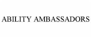 ABILITY AMBASSADORS