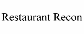 RESTAURANT RECON