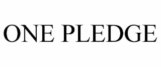 ONE PLEDGE
