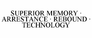 SUPERIOR MEMORY · ARRESTANCE · REBOUND · TECHNOLOGY