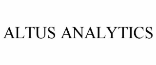 ALTUS ANALYTICS