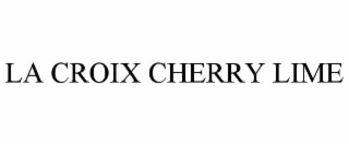 LA CROIX CHERRY LIME