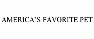 AMERICA’S FAVORITE PET