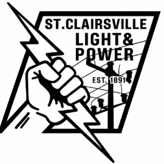 ST. CLAIRSVILLE LIGHT & POWER EST. 1891