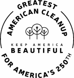 GREATEST AMERICAN CLEANUP KEEP AMERICA BEAUTIFUL FOR AMERICA'S 250TH