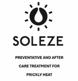 SOLEZE PREVENTATIVE AND AFTER CARE TREATMENT FOR PRICKLY HEAT