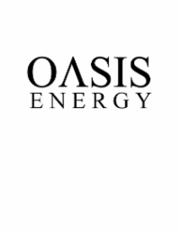 OASIS ENERGY