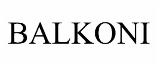 BALKONI