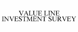 VALUE LINE INVESTMENT SURVEY