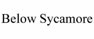 BELOW SYCAMORE