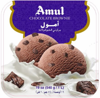 AMUL CHOCOLATE BROWNIE 19 OZ (540 G/1L)