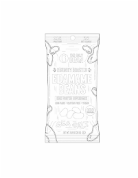 11G PROTEIN 2G NET CARBS THE ONLY BEAN CRUNCHY ROASTED EDAMAME BEANS HIGH PROTEIN SUPERSNACK LOW-CARB GLUTEN-FREE VEGAN 100 CALORIES SEA SALT NET WT. 0.9OZ (26 G) U