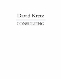DAVID KRETZ CONSULTING