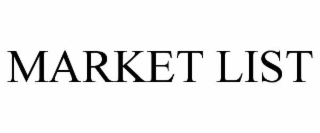 MARKET LIST