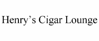 HENRY’S CIGAR LOUNGE