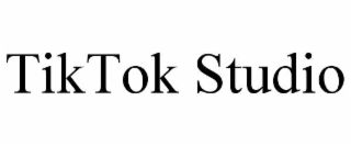 TIKTOK STUDIO