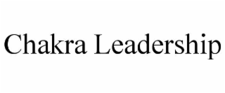 CHAKRA LEADERSHIP