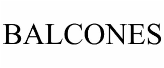 BALCONES