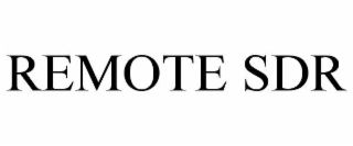REMOTE SDR