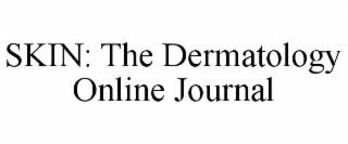 SKIN: THE DERMATOLOGY ONLINE JOURNAL
