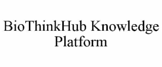 BIOTHINKHUB KNOWLEDGE PLATFORM