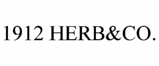 1912 HERB&CO.