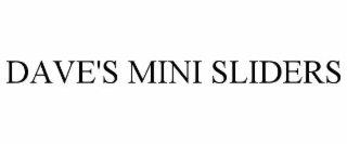 DAVE'S MINI SLIDERS