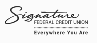 SIGNATURE FEDERAL CREDIT UNION EVERYWHERE YOU ARE