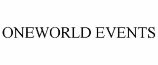 ONEWORLD EVENTS