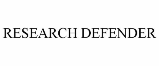 RESEARCH DEFENDER