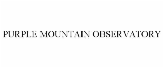 PURPLE MOUNTAIN OBSERVATORY