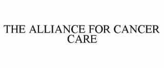 THE ALLIANCE FOR CANCER CARE